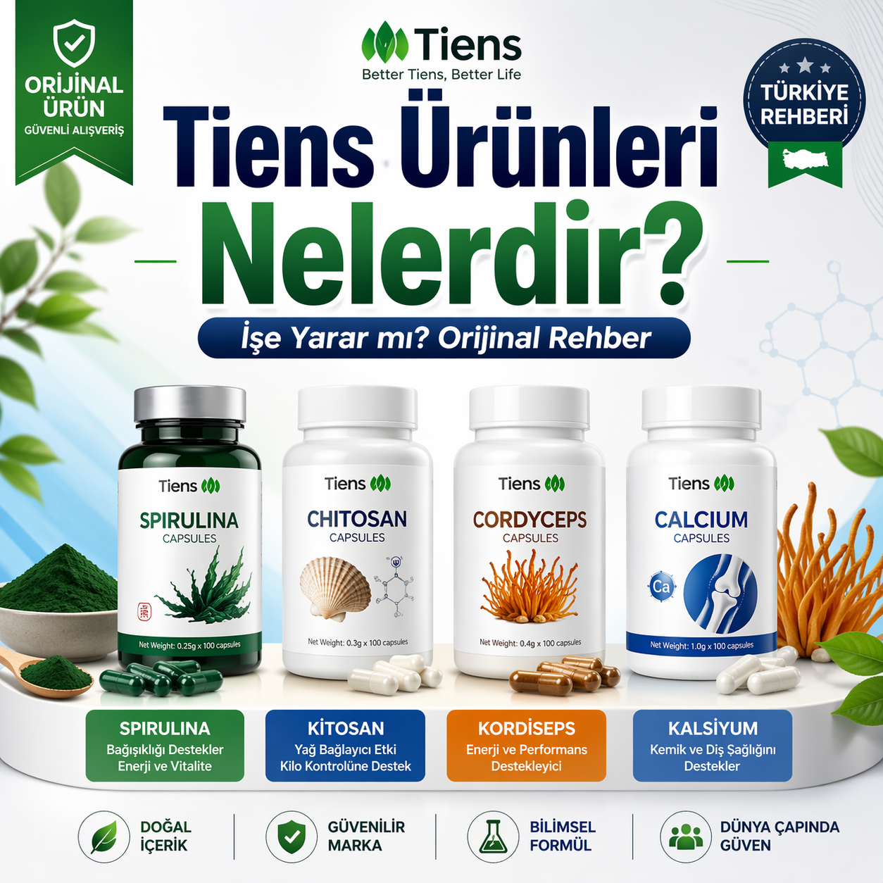 Tiens Ürünleri Nelerdir? Orijinal Ürün Listesi ve Distribütör Rehberi